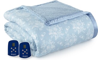 Shavel Reversible Micro Flannel to Sherpa Queen Electric Blanket