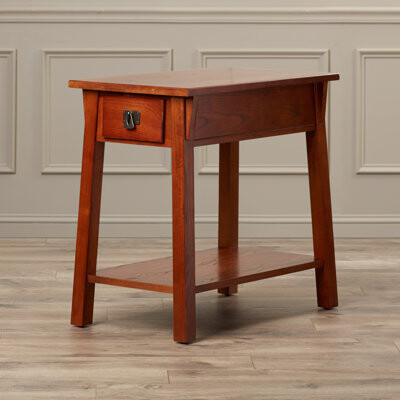 Charlton Home Mission Solid Wood Side Table