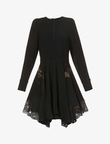 Thumbnail for your product : Stella McCartney Celeste lace crepe mini dress