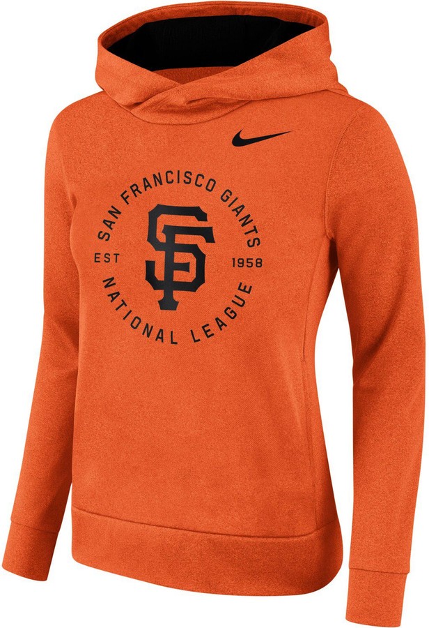 nike hoodie black orange