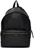 Thumbnail for your product : Saint Laurent Black Leather City Backpack