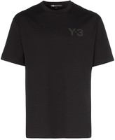 Thumbnail for your product : Y-3 logo print short-sleeved cotton T-shirt
