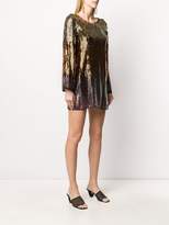 Thumbnail for your product : Rixo Sequinned Ombre Short Dress