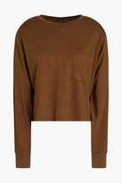 Thumbnail for your product : Monrow Cropped cotton-jersey top
