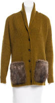 Thumbnail for your product : Michael Kors Oversize Long Sleeve Cardigan