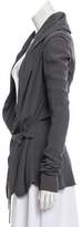 Thumbnail for your product : Rick Owens Belted Knit Jacket