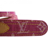 Thumbnail for your product : Louis Vuitton Fuchsia Denim Belt