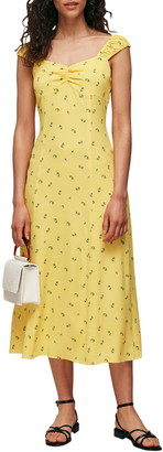 whistles polka dot wrap dress