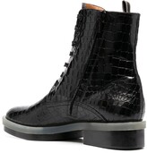 Thumbnail for your product : Clergerie Robyn crocodile-effect boots