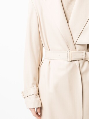 Joseph Cadance belted wool trench coat