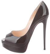 Thumbnail for your product : Christian Louboutin Lady Patent Leather Platform Pumps