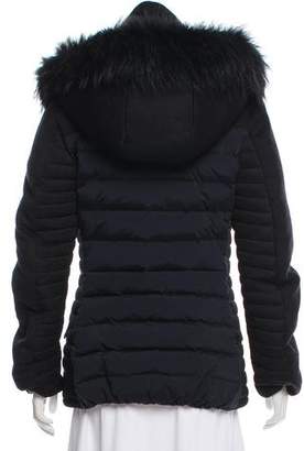 Baldinini Fur-Trimmed Down Coat