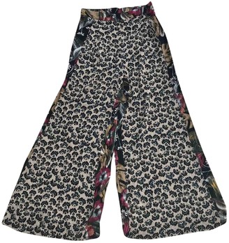 Free People Multicolour Viscose Trousers
