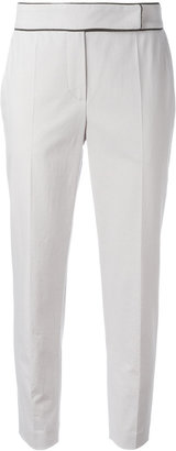 Brunello Cucinelli cropped tailored trousers - women - Cotton/Spandex/Elastane - 44