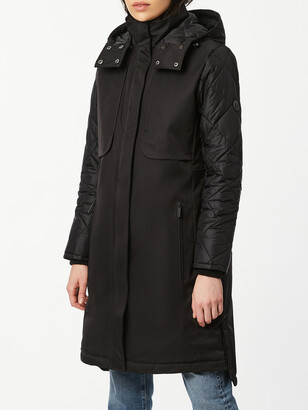 Bernardo Microbreathable Raincoat with Removable Hood