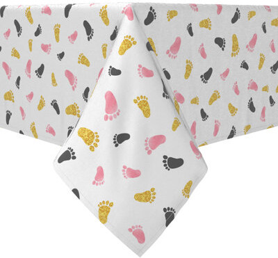 East Urban Home Rectangular Tablecloth 100% Cotton 60x120\