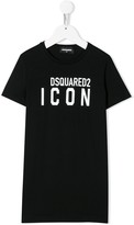 Thumbnail for your product : DSQUARED2 Kids Icon logo T-shirt dress