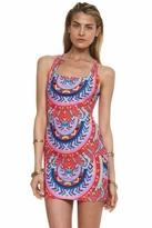 Thumbnail for your product : Mara Hoffman Jungle Trip Racerback Mini Dress in Red