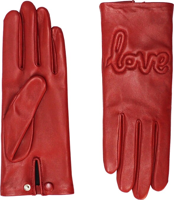 Agnelle "Love" Lambskin Gloves
