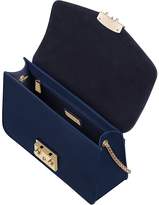 Thumbnail for your product : Furla Deep Blue Lizard Printed Leather Metropolis Small Shoulder Bag