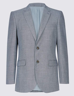 M&S Collection Textured 2 Button Jacket