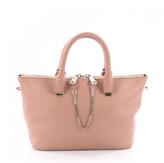 CHLOÉ Bicolor Baylee Satchel Leather Small