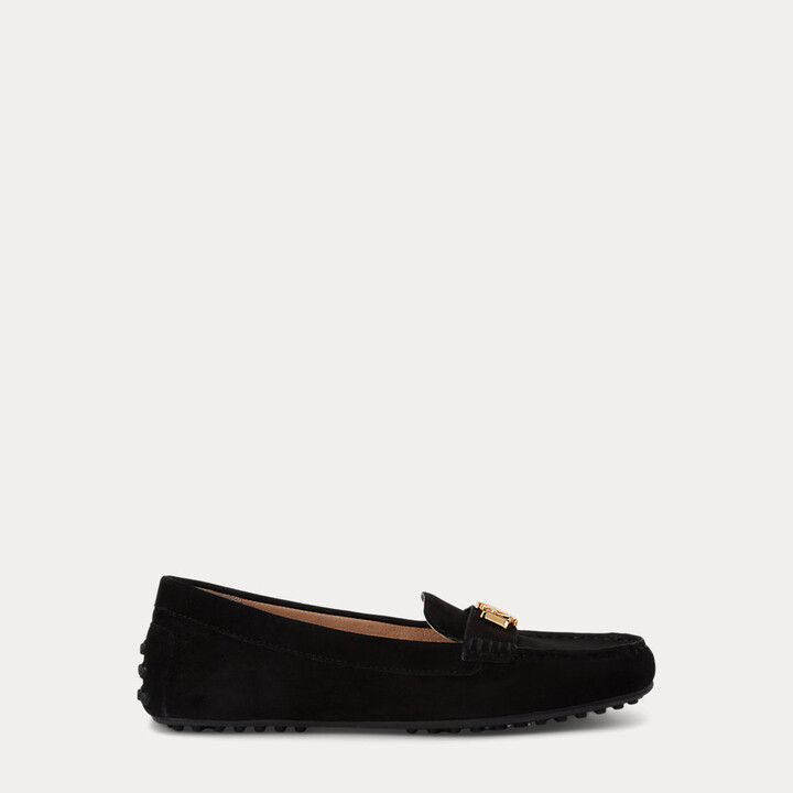 ralph lauren barnsbury suede loafer
