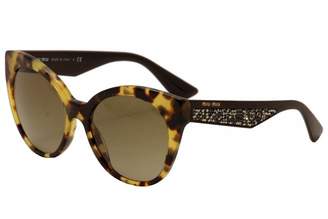 Miu Miu MU07RS 7S01X1 55mm Sunglasses - Size: 55-18-140 - Color: Light Havana