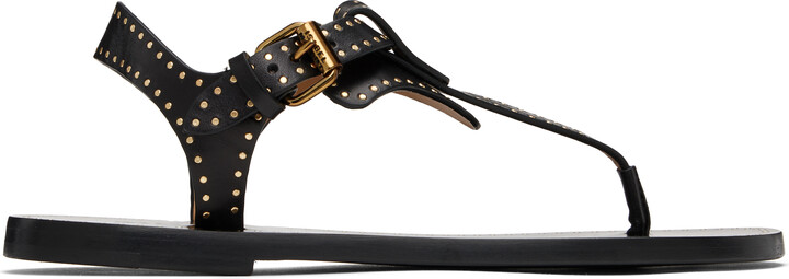 Isabel Marant Black Joony Sandals