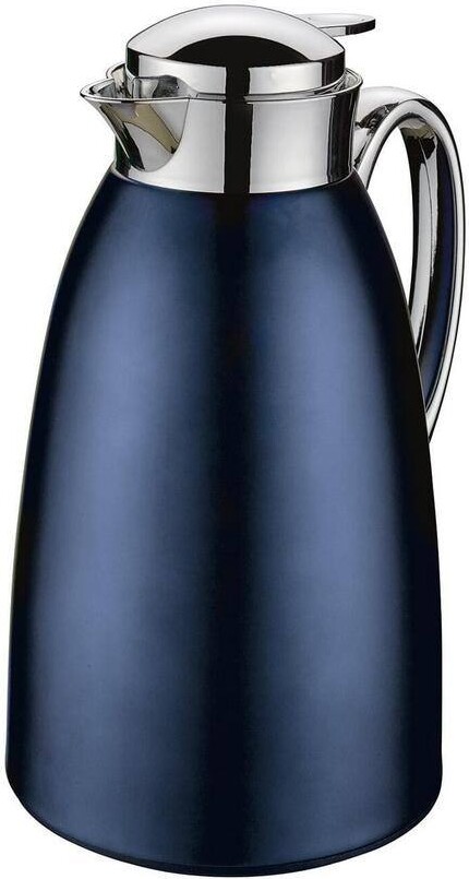 Cilio 34 fl. oz. Blue, "Venezia" Insulated Server, glass liner