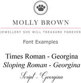 Thumbnail for your product : Molly Brown London Girl's Personalised Small Heart Locket