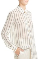 Thumbnail for your product : Lanvin Women's Stripe Silk Georgette Maxi Dress