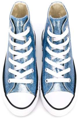 Converse glitter detail hi-top sneakers
