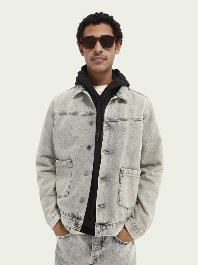 cropped denim jacket men