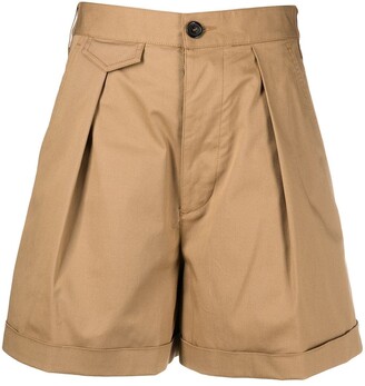 DSQUARED2 High-Waisted Pleated Shorts