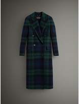Thumbnail for your product : Burberry Tartan Double-faced Wool Cashmere Tailored Coat