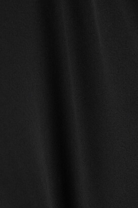 Magda Butrym Cutout Embellished Ruched Stretch-jersey Halterneck Midi Dress - Black