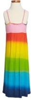 Thumbnail for your product : Flowers by Zoe Rainbow Ombré Dress (Toddler Girls & Little Girls)