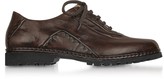 Thumbnail for your product : Pakerson Cocoa Italian Hand Made Leather Lace-up Shoes