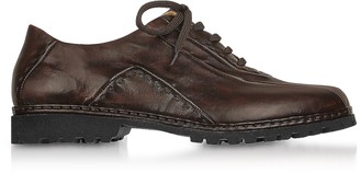 Pakerson Cocoa Italian Hand Made Leather Lace-up Shoes