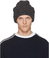 Thumbnail for your product : Thom Browne Grey Mohair Intarsia Stripe Beanie