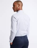 Thumbnail for your product : Marks and Spencer Pure Cotton Skinny Fit Shirt