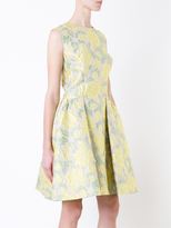 Thumbnail for your product : Ermanno Scervino floral brocade pleated dress