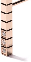 Thumbnail for your product : Chopard 18kt rose gold Ice Cube Pure earrings