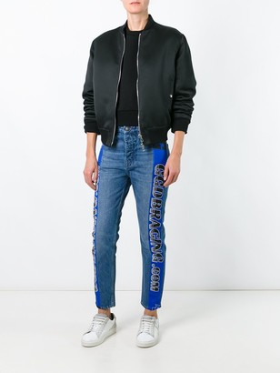 Golden Goose Racing Stripe Tapered Jeans