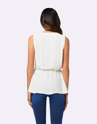 Forever New Jessie Frill Sleeve Wrap Blouse