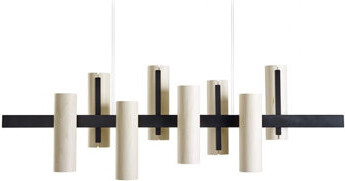 LZF Black Note Keys LED Pendant by Ramón Esteve