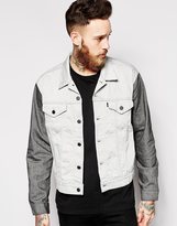 Thumbnail for your product : Levi's Levis Line 8 Line 8 Denim Jacket Boxy Fit Trucker Contrast Sleeves