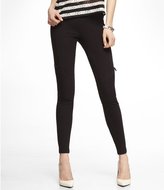 Thumbnail for your product : Express Zippered Ponte Knit Moto Legging