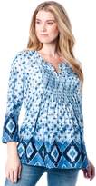 Thumbnail for your product : A Pea in the Pod Pleated Maternity Blouse